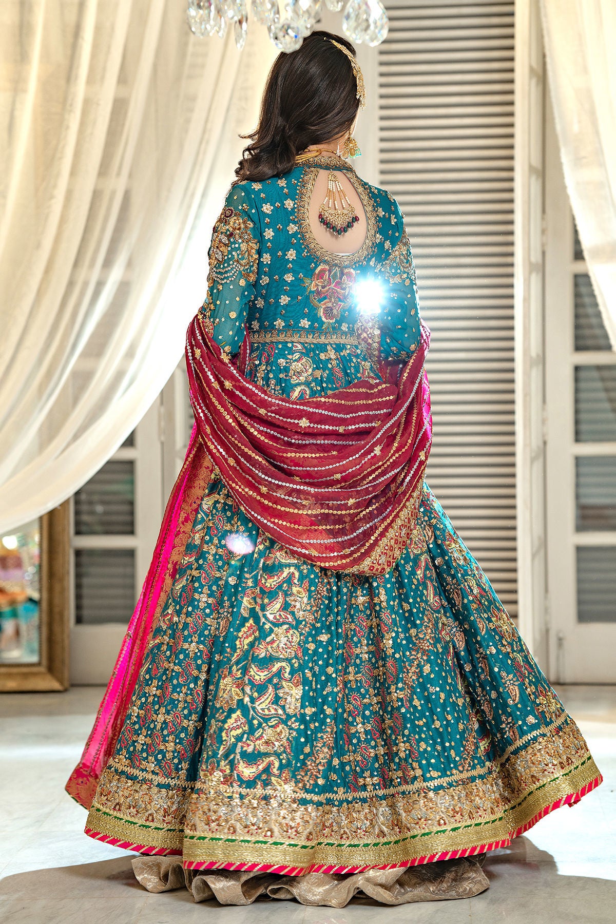 Annus Abrar | Festive Formal | Myrah Kalidar - Emerald