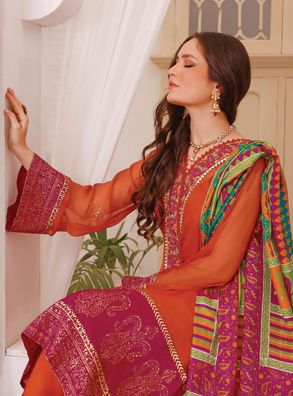 Zainab Chottani | Luxury Pret | FIESTA ROUGE