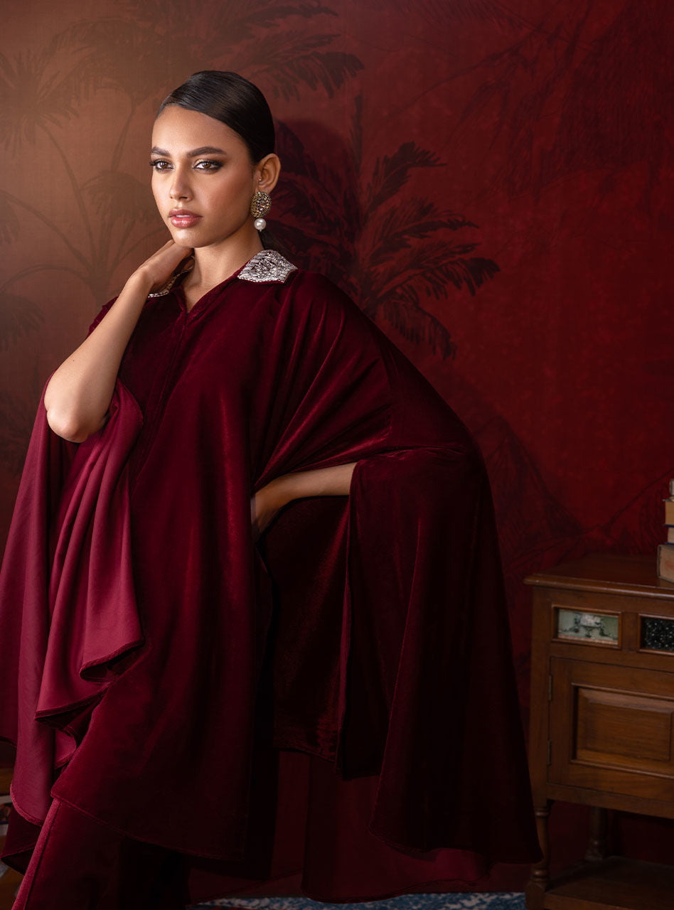 Zainab Chottani | Luxury Pret | SCARLET CRIMSON
