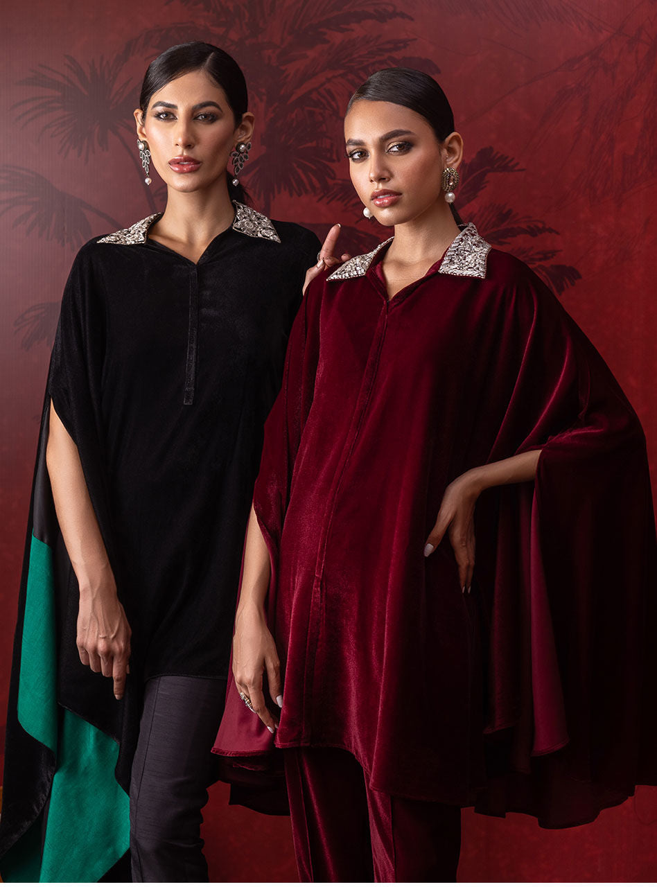 Zainab Chottani | Luxury Pret | SCARLET CRIMSON