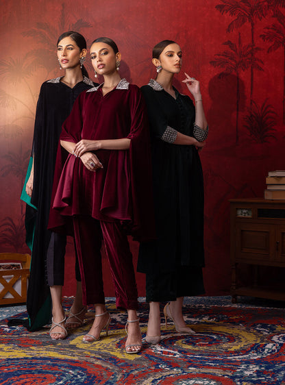 Zainab Chottani | Luxury Pret | SCARLET CRIMSON