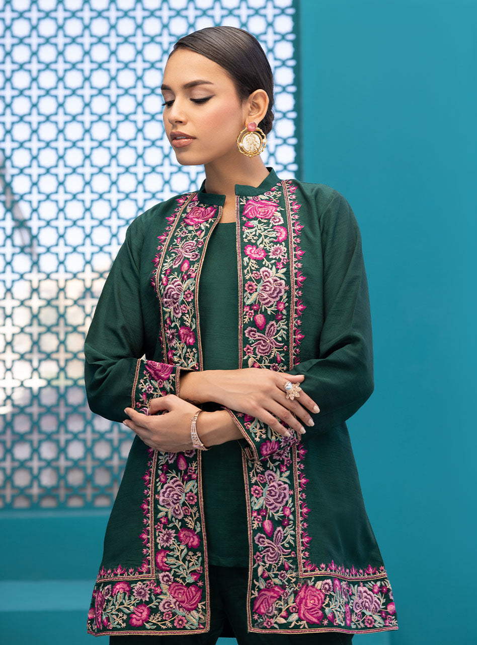 Zainab Chottani | Luxury Pret | CRIMSON GREEN