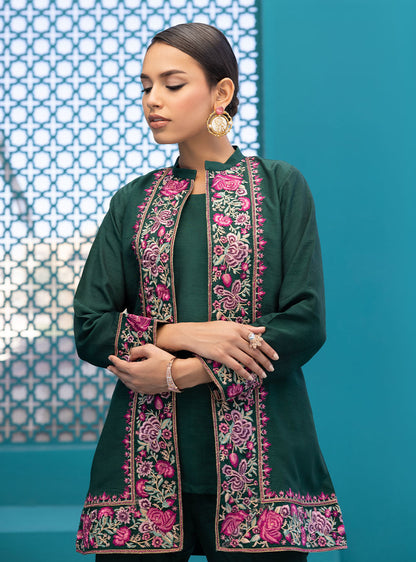 Zainab Chottani | Luxury Pret | CRIMSON GREEN
