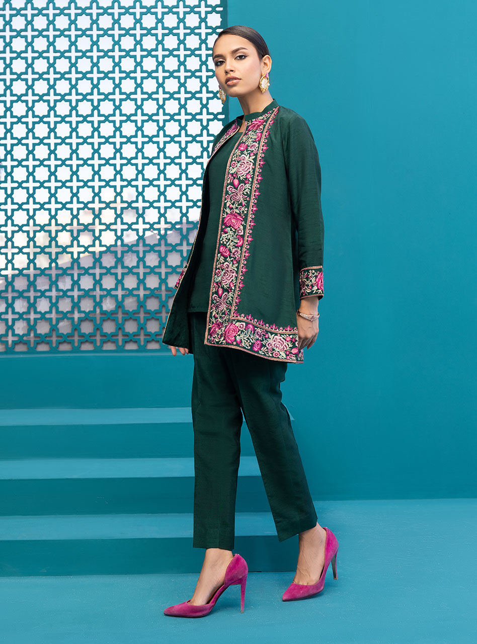 Zainab Chottani | Luxury Pret | CRIMSON GREEN