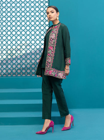Zainab Chottani | Luxury Pret | CRIMSON GREEN