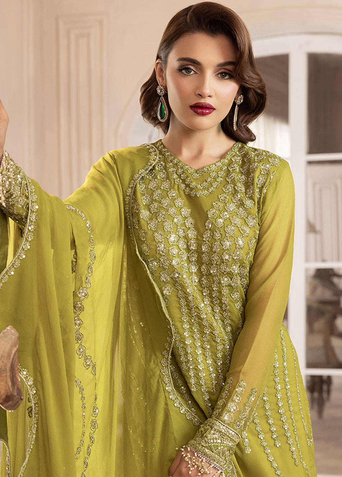 Sahane | Elyssa Festive Chiffon | CT-19001 Eve - ELYSSA - House Of Anaya