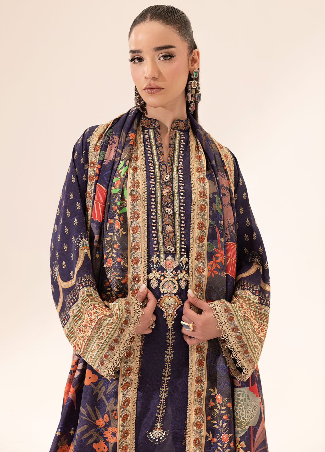 Sahane | Suay Silk Handwork Edit | CT-15006 ETHER - SUAY - House Of Anaya