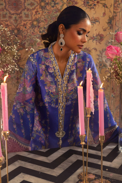 Annus Abrar | Lime Luxe Silk |  Natalya