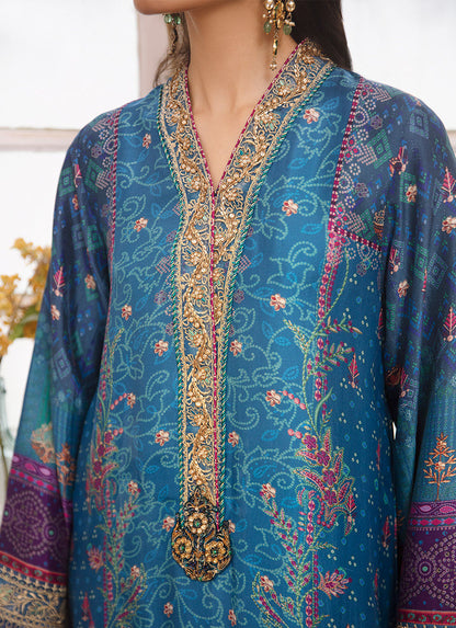 Farah Talib Aziz | Designer Picks 24 | ZOHRA LAPIS SHIRT AND DUPATTA