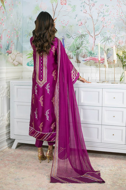Annus Abrar | Sehr Eid Luxe | Emery - Violet