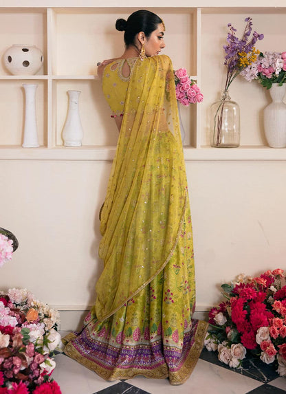Farah Talib Aziz | Mayna Festive Luxe | ELIKA LIME - House Of Anaya