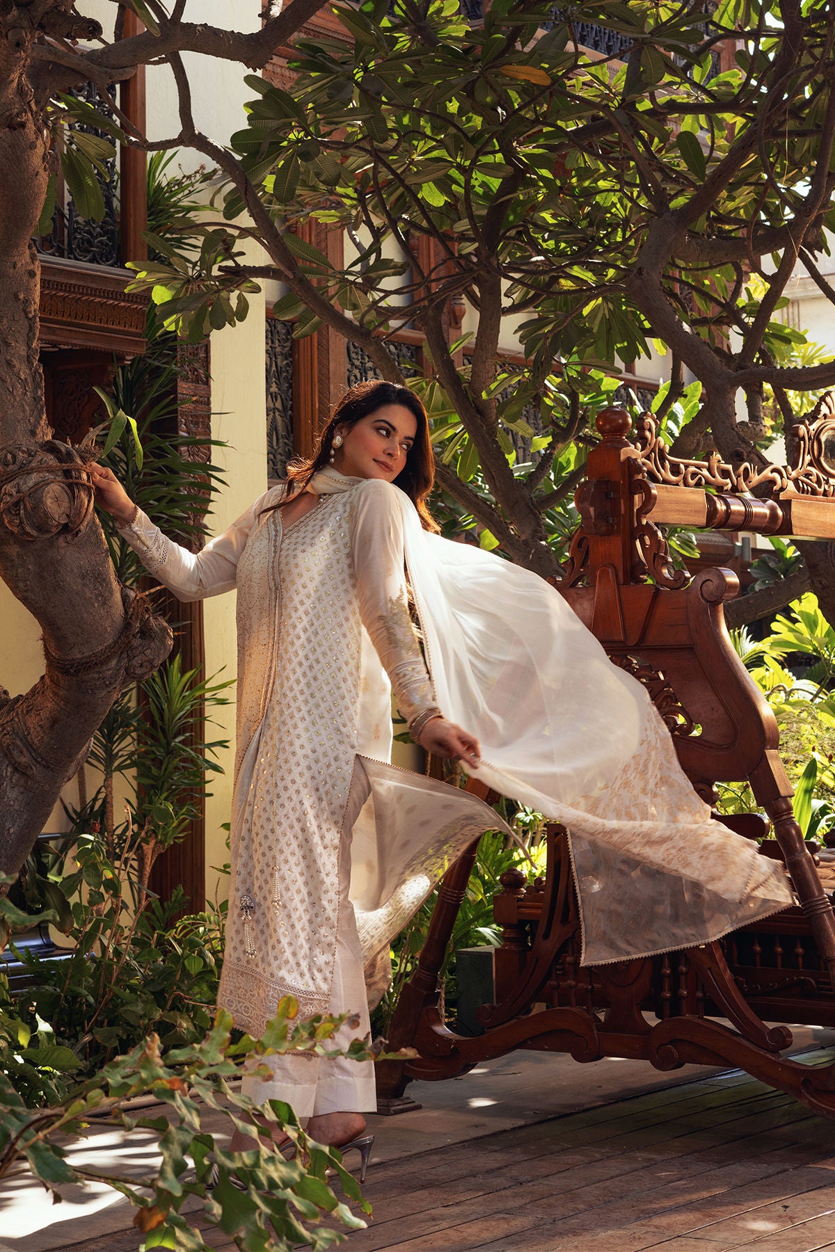 Annus Abrar | The Family Edit 26 | Emory - Shirt , Pants and Dupatta