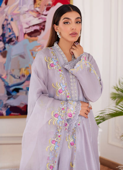 Farah Talib Aziz | Luna Eid Collection 24 | ODETTE SILVER Black - House Of Anaya