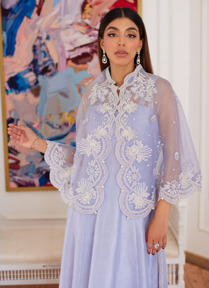 Farah Talib Aziz | Luna Eid Collection 24 | FLEUR LAVENDER - House Of Anaya