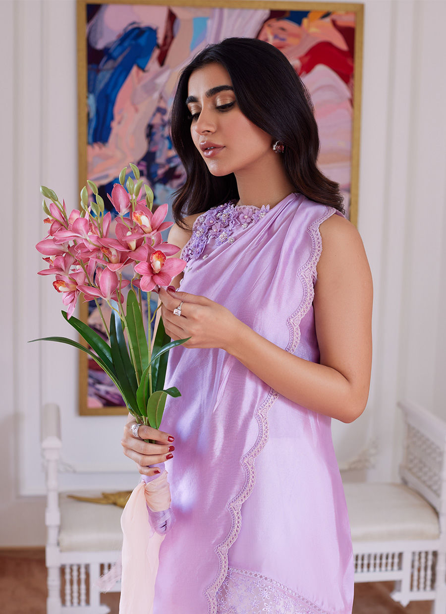 Farah Talib Aziz | Luna Eid Collection 24 | SUZETTE LAVENDER - House Of Anaya
