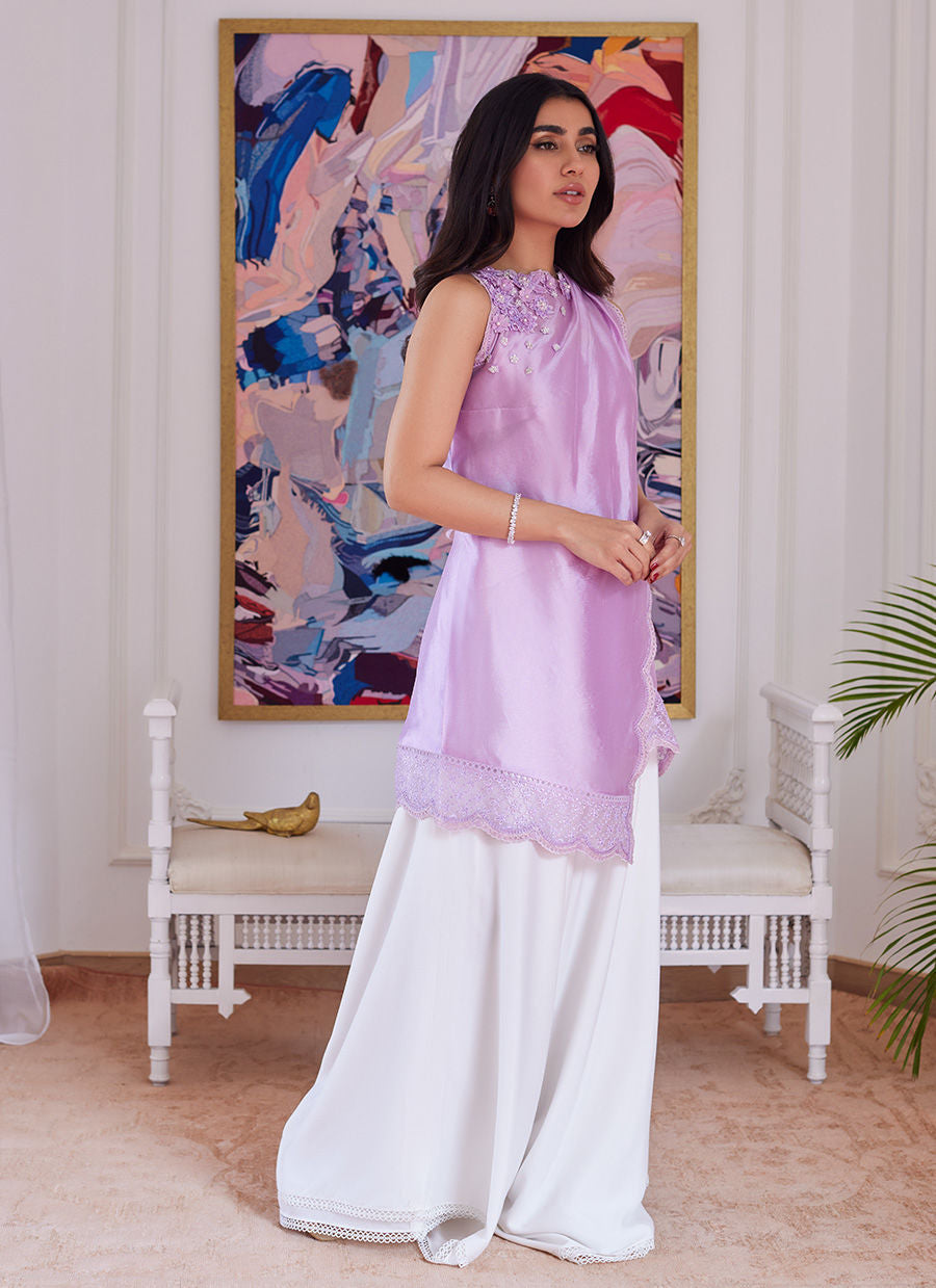 Farah Talib Aziz | Luna Eid Collection 24 | SUZETTE LAVENDER - House Of Anaya