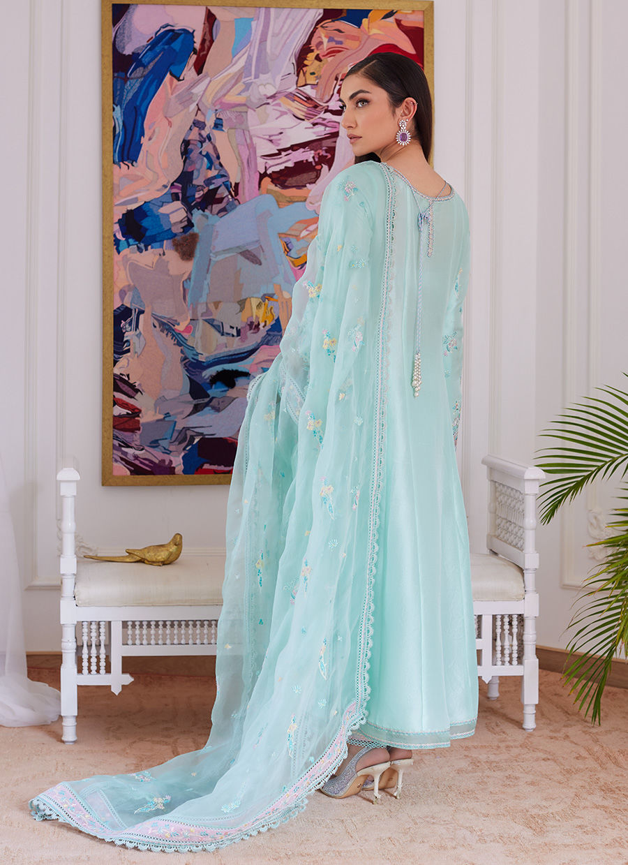 Farah Talib Aziz | Luna Eid Collection 24 | AURELLA MINT - House Of Anaya