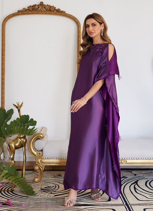 Farah Talib Aziz | Luna Eid Collection 24 | MAYLONE SPARKLING GRAPE - House Of Anaya