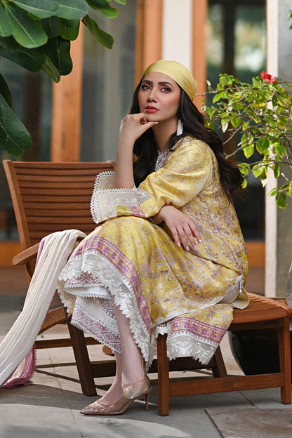 Ansab Jahangir | Digital Silk | Paloma Shirt and Dupatta