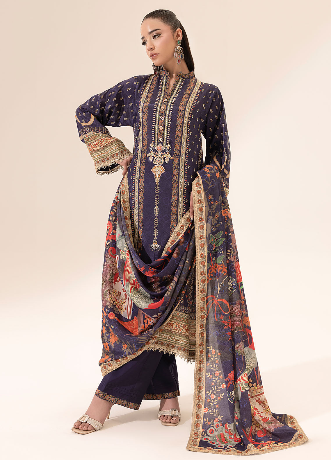 Sahane | Suay Silk Handwork Edit | CT-15006 ETHER - SUAY - House Of Anaya