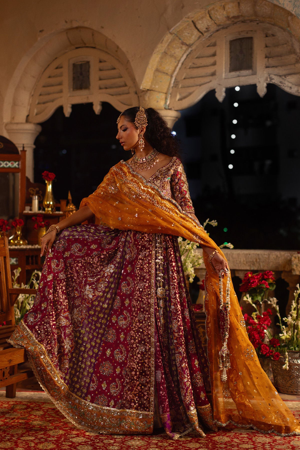 Annus Abrar | Festive Formal | Taleena Angharka Pishwas