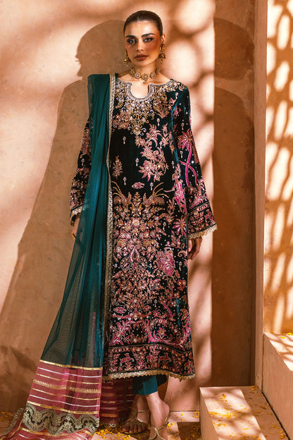 Annus Abrar | Mirha Winter Velour | Nerali (Shirt and Pants)