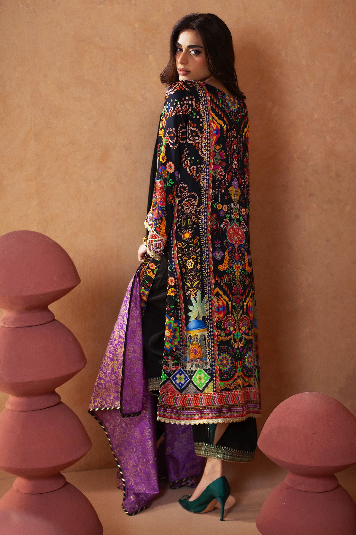 Annus Abrar | Lima Luxe Silk | Veda (Shirt and Dupatta)