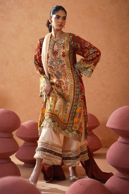 Annus Abrar | Lima Luxe Silk | Kaira (Shirt and Dupatta)