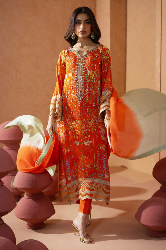 Annus Abrar | Lima Luxe Silk | Urisha (Shirt, Pants and Dupatta)