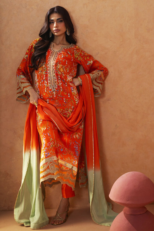Annus Abrar | Lima Luxe Silk | Urisha (Shirt, Pants and Dupatta)