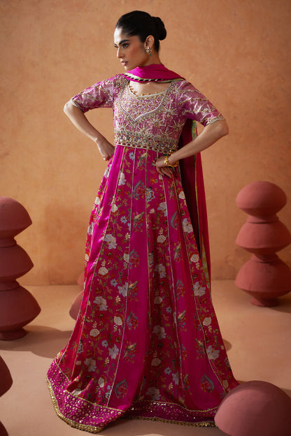 Annus Abrar | Lima Luxe Silk | Roshanay Kalidar (Kalidar, Pants and Dupatta)