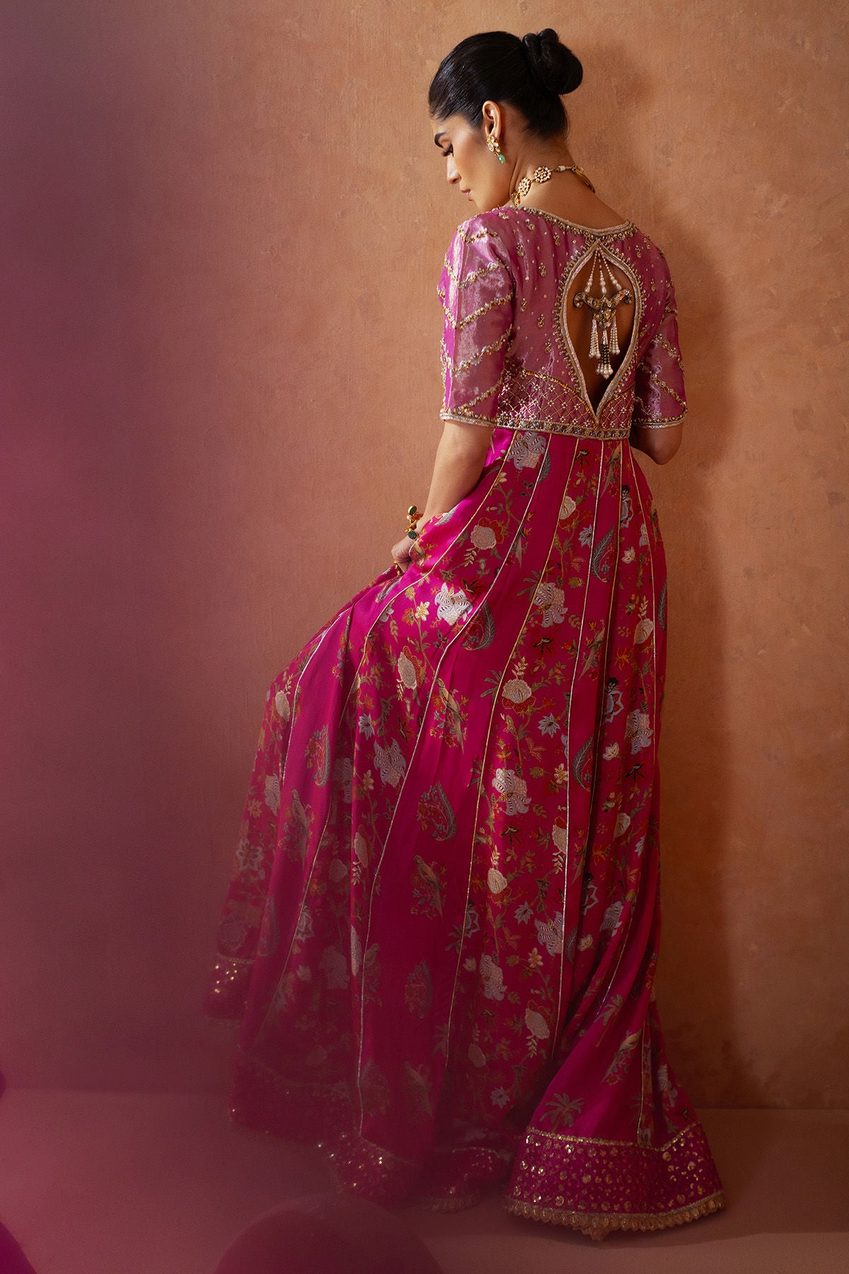Annus Abrar | Lima Luxe Silk | Roshanay Kalidar (Kalidar, Pants and Dupatta)