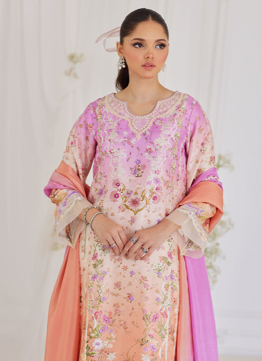 Farah Talib Aziz | Designer Picks 24 | MAURA OMBRE SHIRT AND DUPATTA