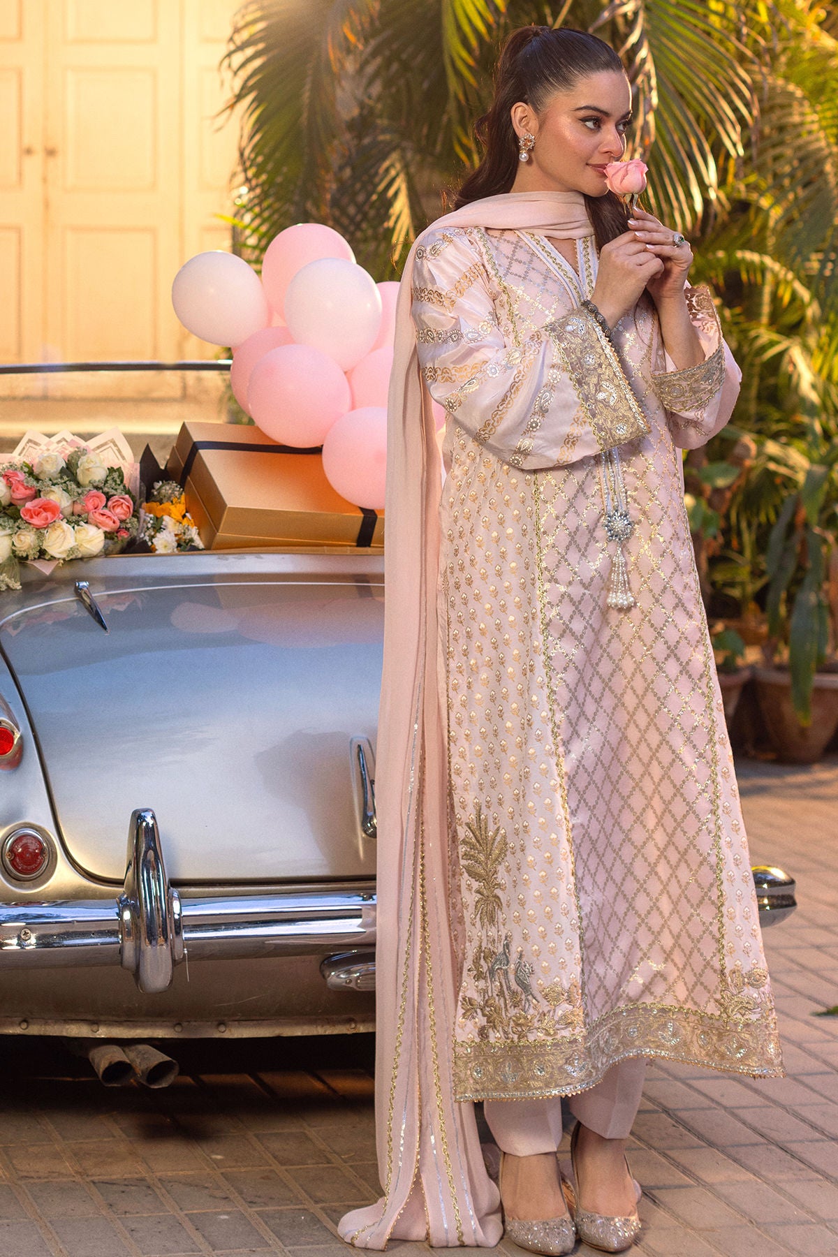 Annus Abrar | The Family Edit 26 | Sirha ( Shirt, Pants And Dupatta)