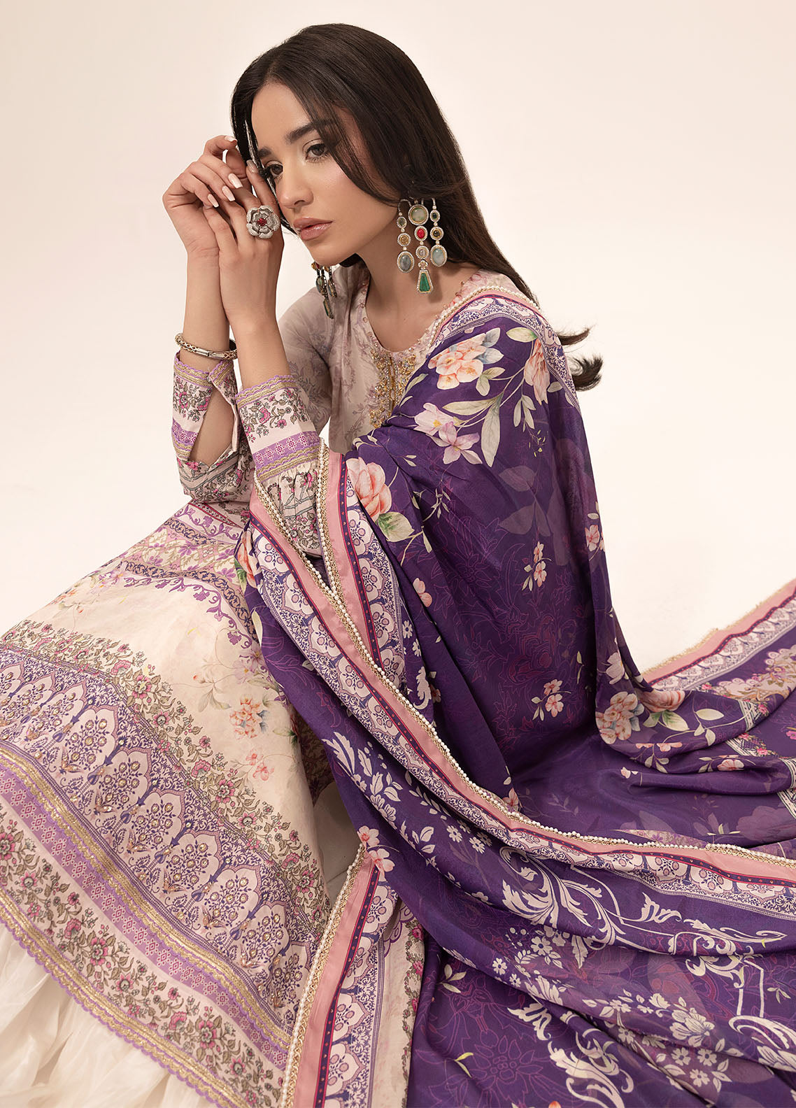 Sahane | Suay Silk Handwork Edit | CT-15003 KAIA - SUAY - House Of Anaya