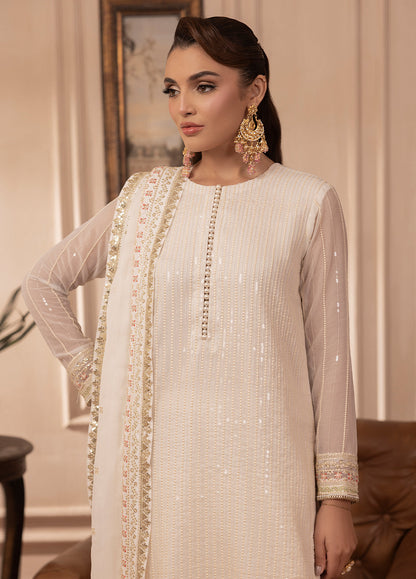 Sahane | Elyssa Festive Chiffon | CT-19005 Perle - ELYSSA