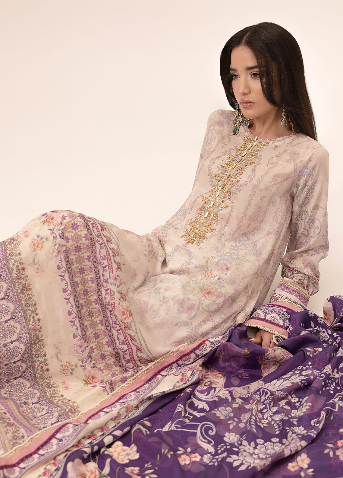 Sahane | Suay Silk Handwork Edit | CT-15003 KAIA - SUAY - House Of Anaya