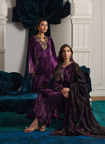 Farah Talib Aziz | Velvets The After Party | NIA OMBRE VELVET KAFTAN