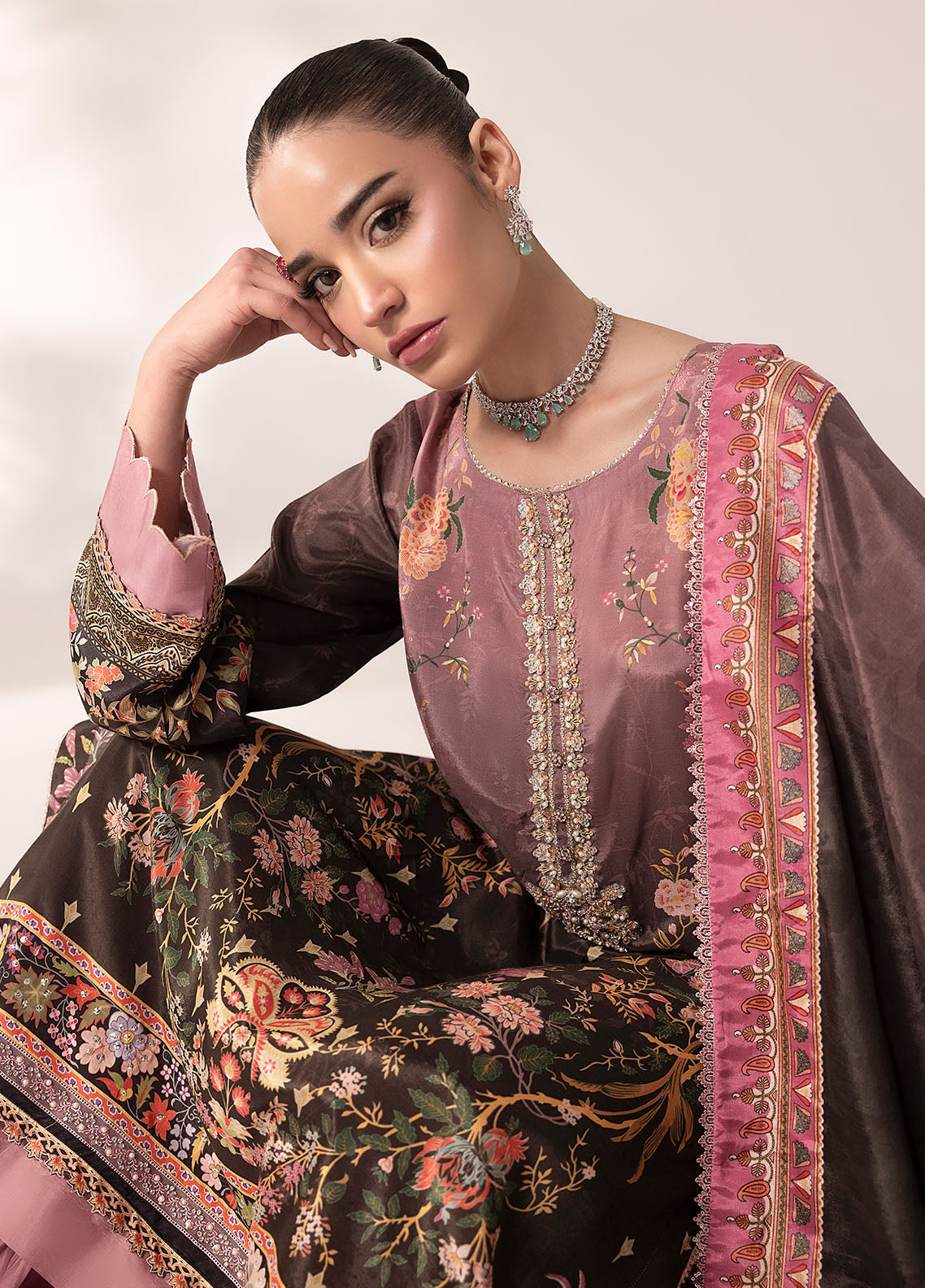 Sahane | Suay Silk Handwork Edit | CT-15007 LILANA - SUAY - House Of Anaya