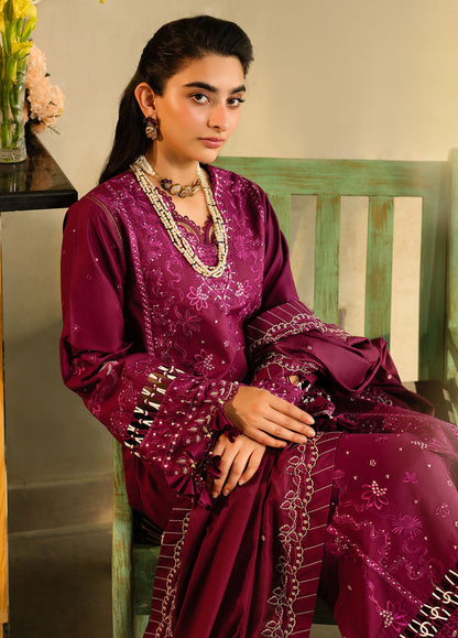 Sahane | In Laws in Lawn Eid Edit |  CT-21002 Berry