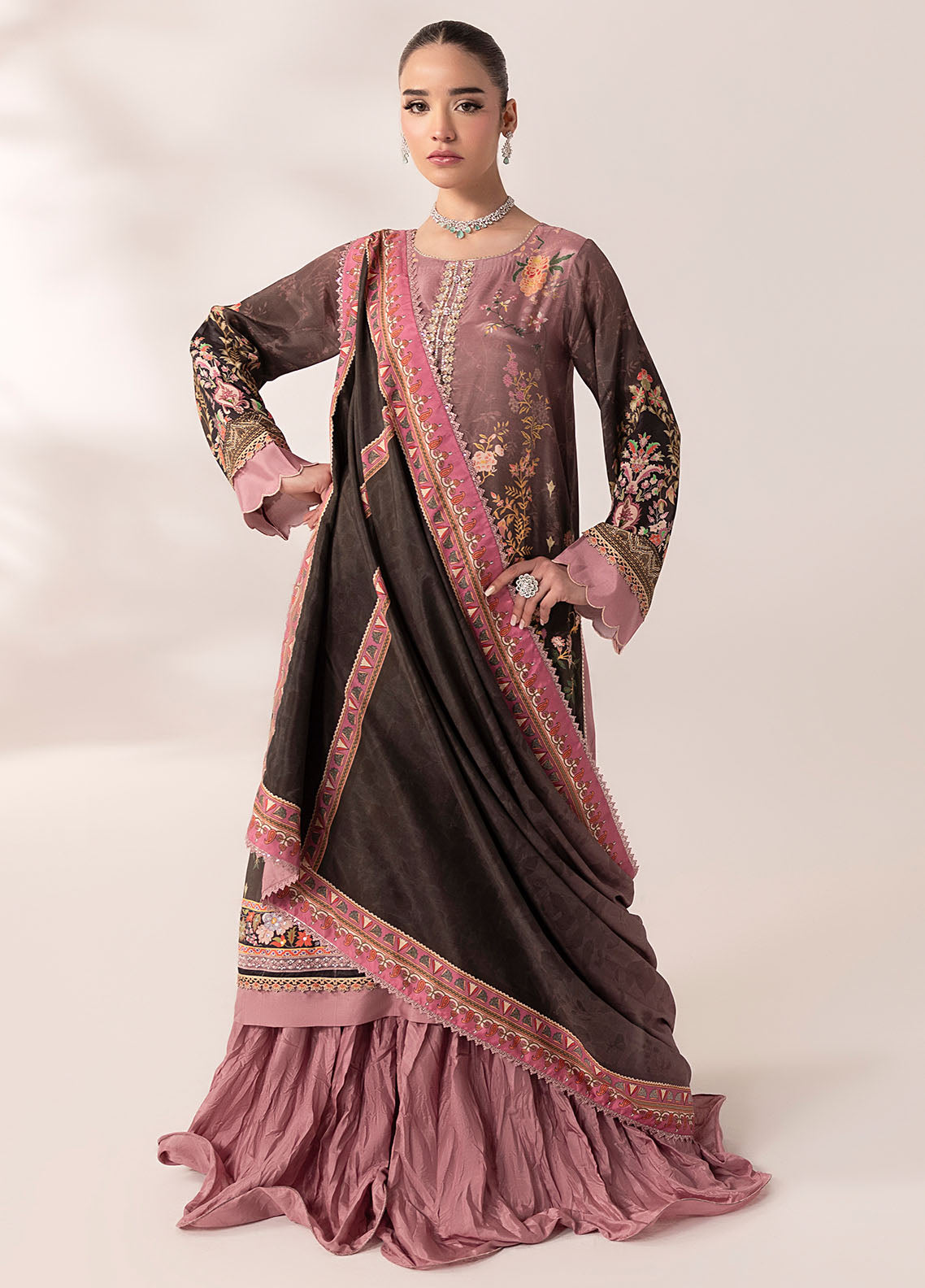 Sahane | Suay Silk Handwork Edit | CT-15007 LILANA - SUAY - House Of Anaya