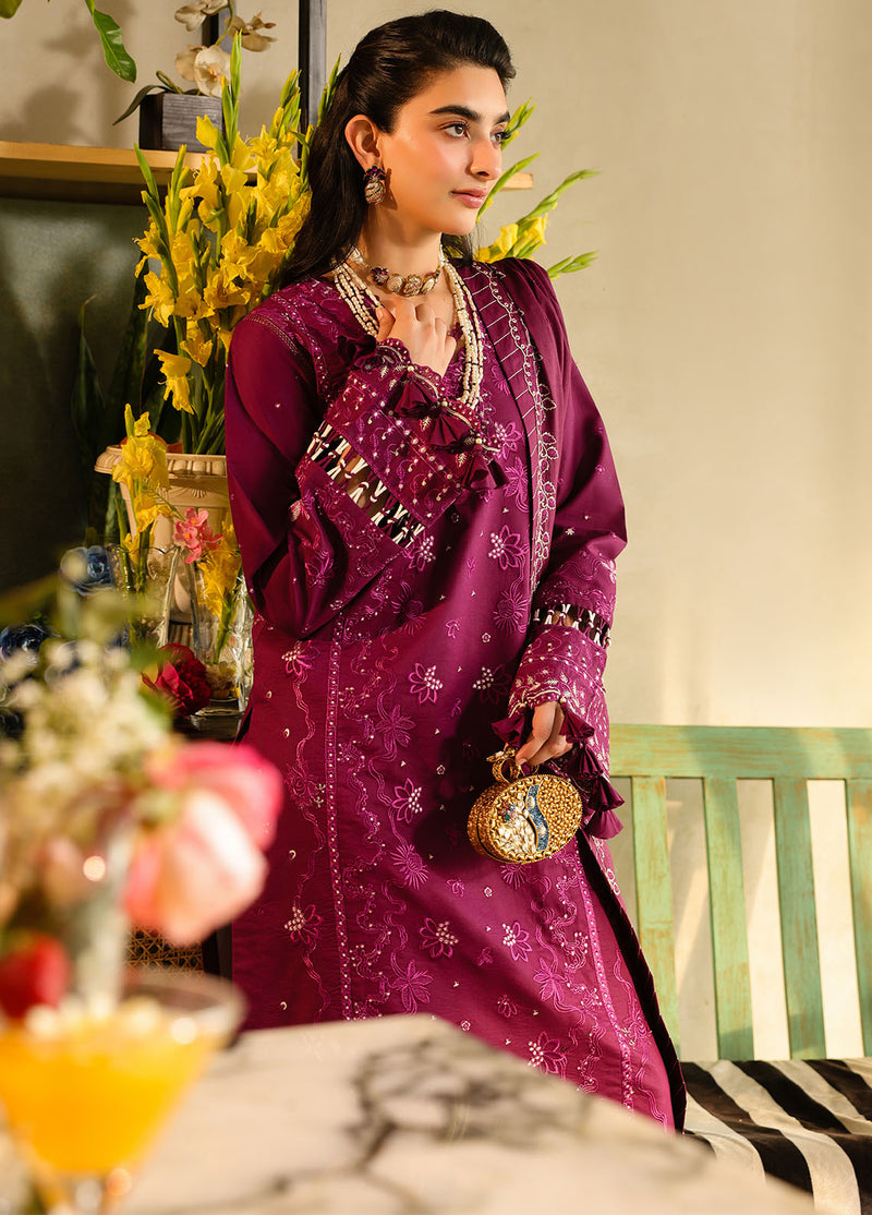 Sahane | In Laws in Lawn Eid Edit |  CT-21002 Berry