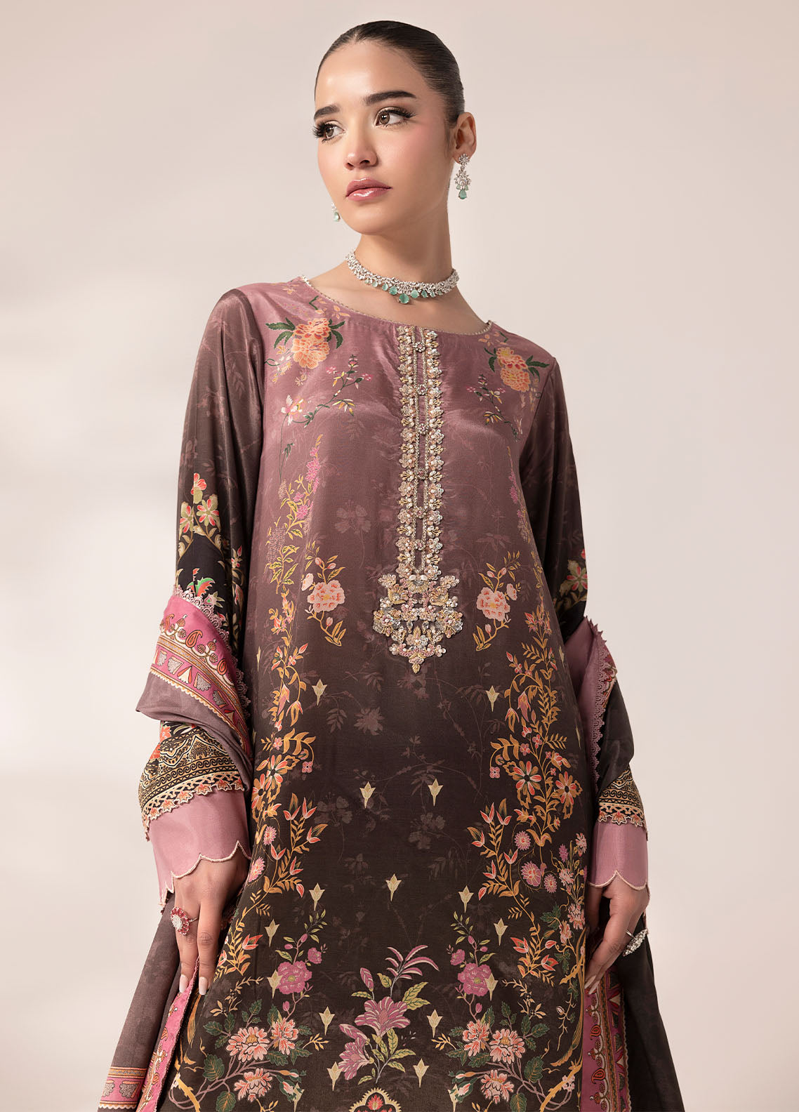 Sahane | Suay Silk Handwork Edit | CT-15007 LILANA - SUAY - House Of Anaya