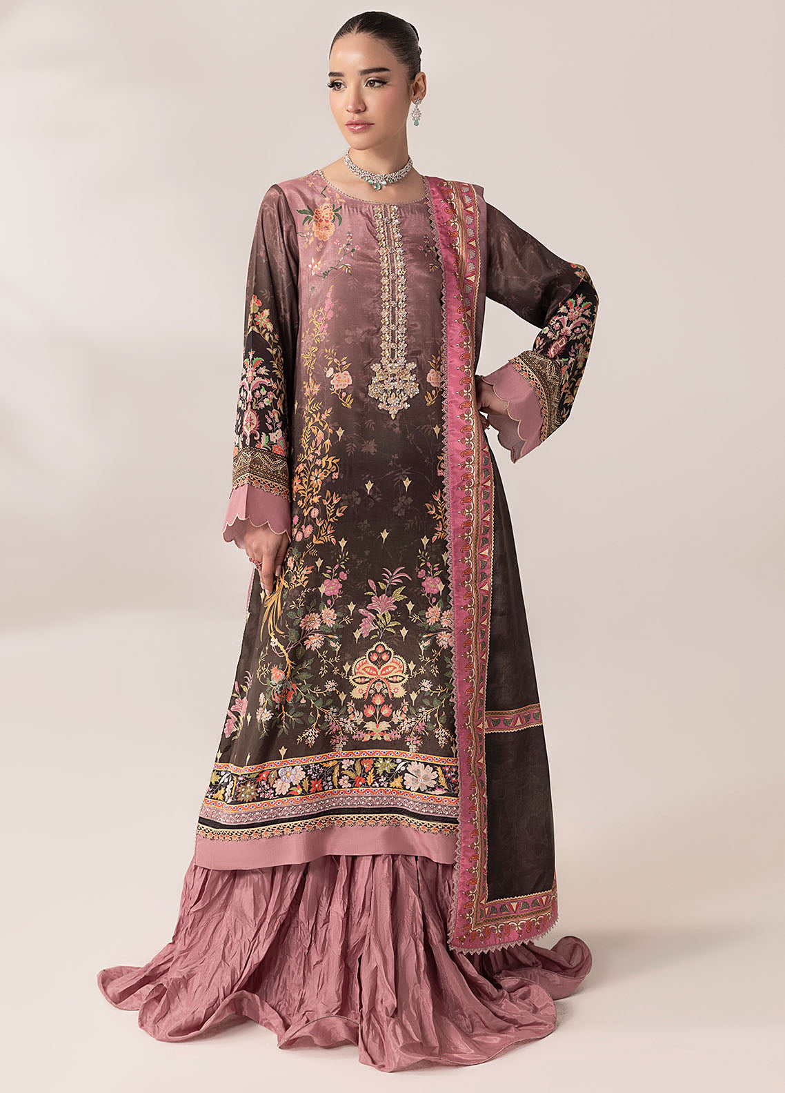 Sahane | Suay Silk Handwork Edit | CT-15007 LILANA - SUAY - House Of Anaya