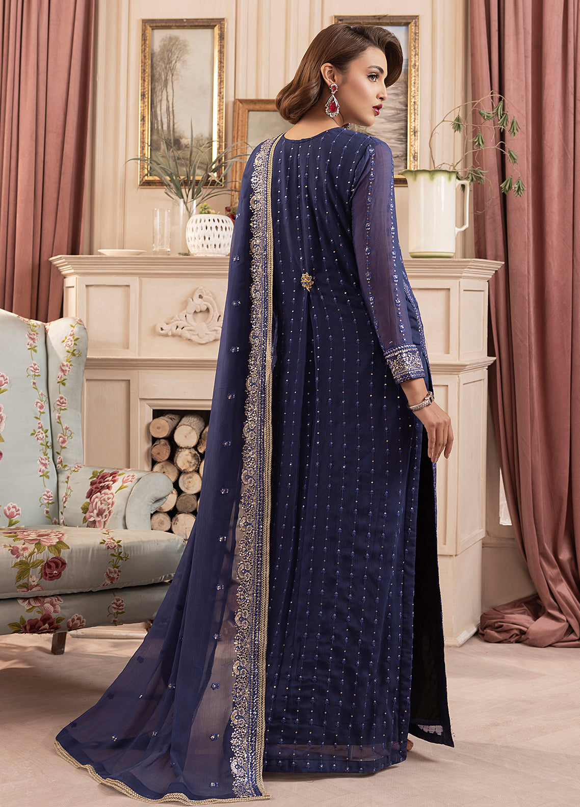 Sahane | Elyssa Festive Chiffon | CT-19002 Elle - ELYSSA - House Of Anaya