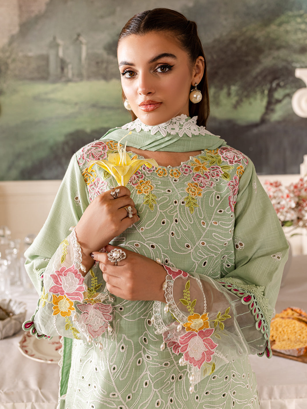 Parishay | Mira Winter | MW-02 | 3 PC Khaddar - House Of Anaya