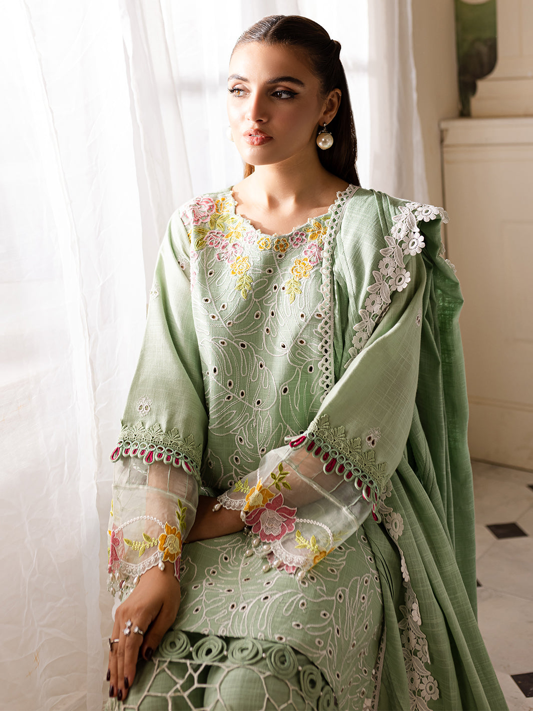 Parishay | Mira Winter | MW-02 | 3 PC Khaddar - House Of Anaya