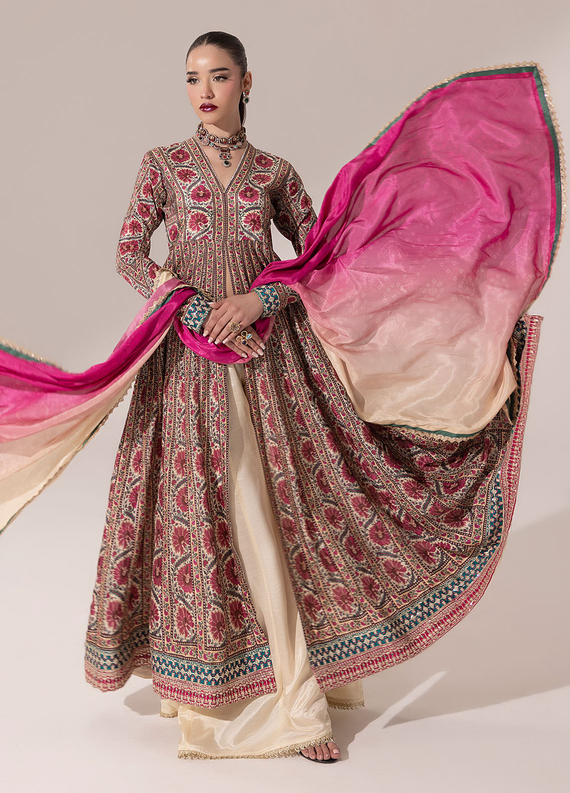Sahane | Suay Silk Handwork Edit | CT-15001 LOREN - SUAY - House Of Anaya