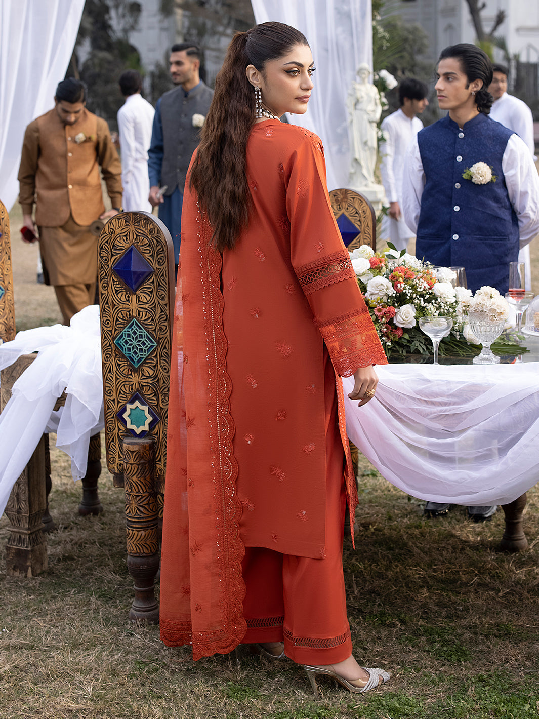 Mahnur | Mahrukh Luxury Lawn 24 | IRIS - House Of Anaya