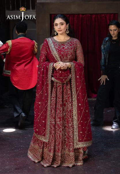 Asim Jofa | EMBROIDERED CHIFFON 3 PCS | AJFO-13